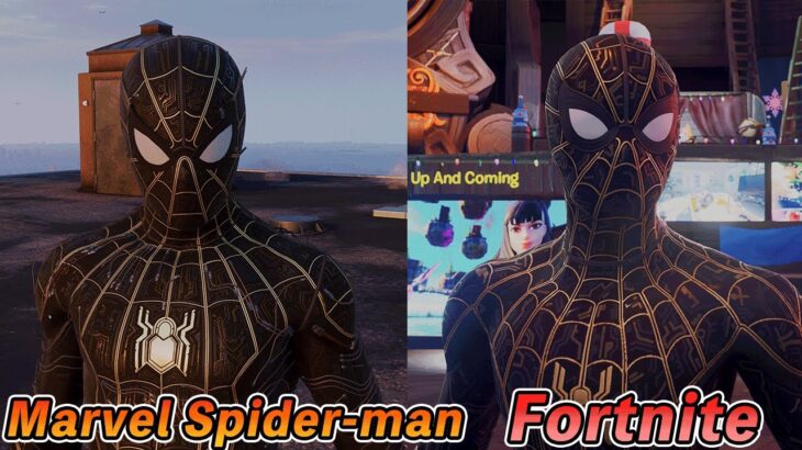 【4K 】フォートナイトのMCU新スーツのクォリティが高すぎる【スパイダーマン】【Marvel’s Spider-Man Remastered】【Fortnite】