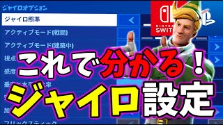 【最新版】PC使用OK！新ジャイロ設定の理論値が高すぎてヤバいから解説します【スイッチ版フォートナイト】