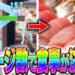 １試合のダメージ数で1日の食費を決めた結果が……【フォートナイト/Fortnite】