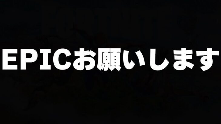 【Epic見て!!】PAD最強からEpicさんにお願いがあります！！！！【フォートナイト/Fortnite】