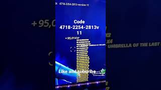 Infinite XP code 4718-2254-2813v11