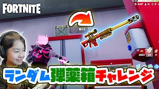 【フォートナイト】ランダム弾薬箱チャレンジ！ えいしん編