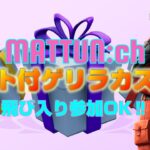 初心者・スイッチ歓迎！☆順位抽選式ギフト付きソロカスタム！【まっつんch】FORTNITE LIVE【フォートナイト】