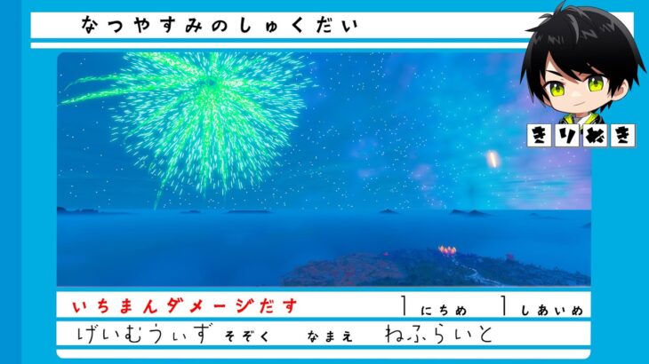 【夏休み企画】10000ダメ出すまで終われま10【切り抜き/ネフライト/フォートナイト】