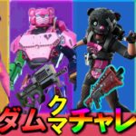 【Fortnite】初縛り！ランダムクマスキン縛りでまさかの展開に！？ゼロから始めるフォートナイト＃３５【ゆっくり実況】