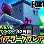 【フォートナイト】NO SWEATサマークエスト12日目製品リコール”ファイアワークフレアガンを撃つ”チャプター3シーズン3【Fortnite】