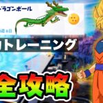 【無料グライダー】持久力トレーニングクエスト攻略！チャレンジ場所まとめ解説付き*ドラゴンボール神龍コラボ*【フォートナイト】