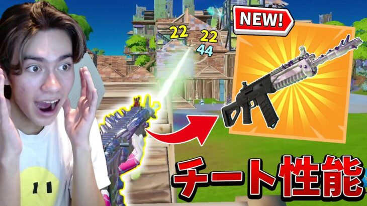 【神武器】新アサルトが強すぎて”弱体化”待ったなしｗｗｗ【フォートナイト/Fortnite】