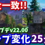 上空に裂け目が!!シーズン4最新アプデv22.00マップ変化25ヵ所【フォートナイト考察】