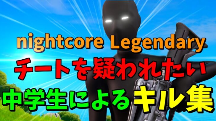 【Nightcore-Legendary】チートを疑われたい中学生によるキル集【フォートナイト/Fortnit】