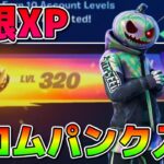 【最速無限XP】クロムパンククエストが完全放置で終わる！60万XP稼げる神マップを紹介します！【フォートナイト】