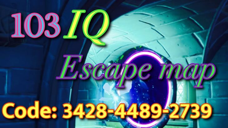 【フォートナイト】”103 IQ Escape map”クリエイティブ脱出マップ！【Fortnite】Creative escape map!