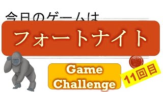 【ゲームにチャレンジ】フォートナイト11日目