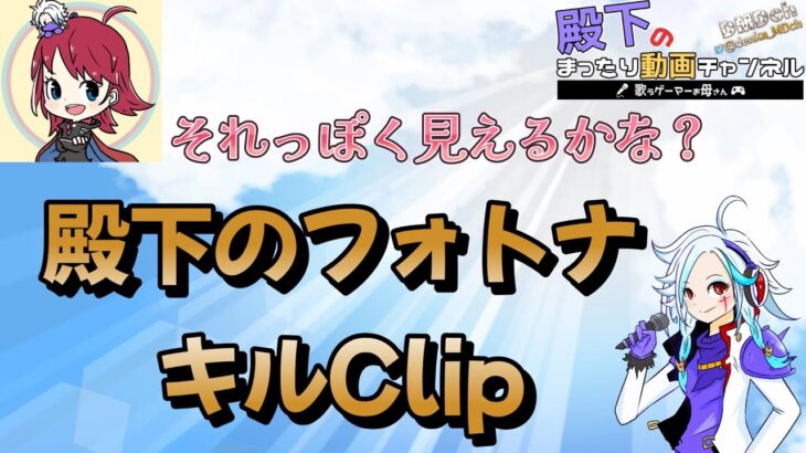 それっぽく見えるかな？殿下のフォトナキルClip