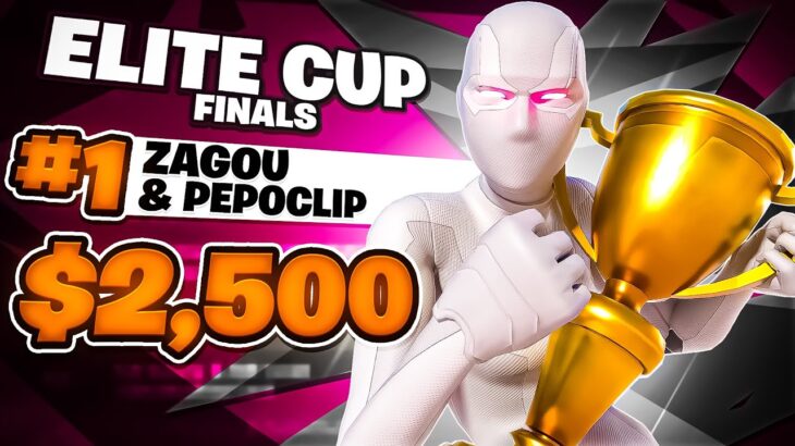 エリートカップ決勝1位！！1st PLACE in ELITE CUP FINALS ($2,500)🏆 | Zagou【フォートナイト/FORTNITE】