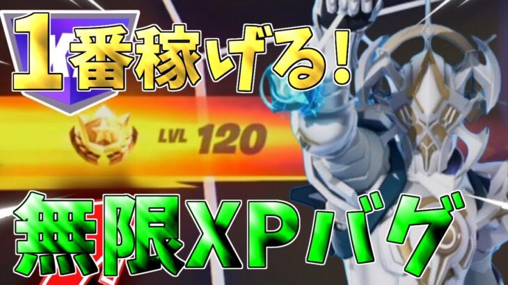 【最新最強無限XPバグ】最速で200レベル超える方法が見つけた！海外で流行っているレベル上げ法を紹介！【フォートナイト】