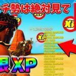 【最速レベル上げ無限XP】経験値をたくさん稼ぎたいスイッチ勢は絶対に見て！【シーズン1】【チャプター4】【フォートナイト】0225