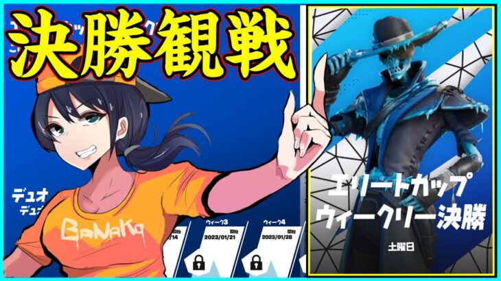 【エリート決勝観戦ライブ】グランドファイナルまで後2日!!優勝するデュオはどこだ!?【フォートナイト】