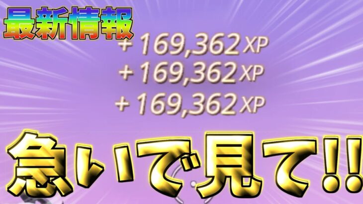 【今しか無い‼】　修正される前に絶対やってほしい神マップを皆さんにご紹介！！　　【フォートナイト】　【フォートナイト無限XP】