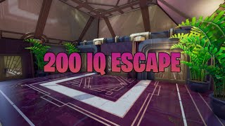 【脱出ＭＡＰ】200IQにチャレンジｗ　200 IQ Escape【フォートナイト】