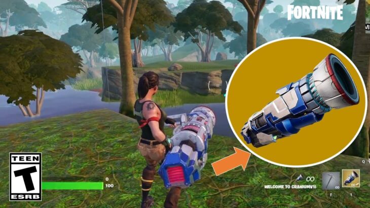 チャプター4 シーズン3 新ミシック武器「サイバトロン・キャノン」ゲームプレイ【フォートナイト/Fortnite】