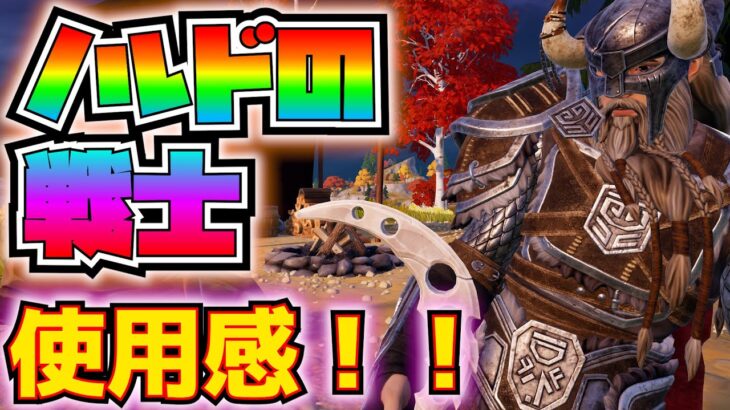 【新スキン】The Elder Scrollsコラボ「ノルドの戦士」使用感！！(エボンハートのバトルアックス、ノルドの鎧も)【フォートナイト/Fortnite】