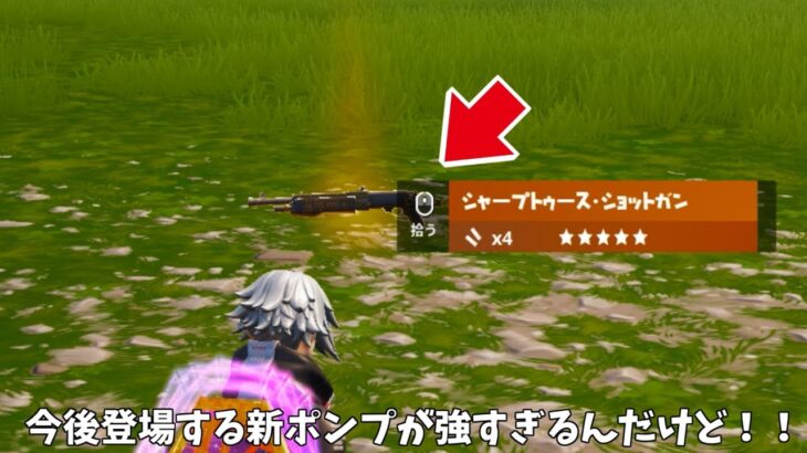 【フォートナイト】今後登場する新ポンプショットガンが強すぎるんだけど！