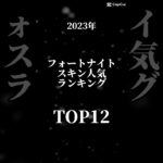 フォートナイト人気スキンランキングTOP12