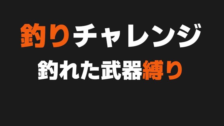 【フォートナイト】釣りチャレンジ　視聴さん参加企画