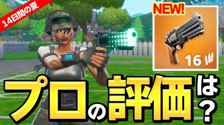 【フォートナイト】新武器”リボルバー”は強いの?弱いの? 31連勝プロが感想を伝えます【Fortnite】