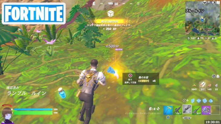 複数のマッチで轟の氷壁を収集する【フォートナイト Fortnite】