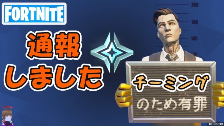 チーミングはリプレイ機能で特定して通報！【フォートナイト Fortnite】