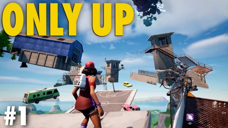 ONLY UP！ひたすら上へ登り続けるチャレンジ – フォートナイト Fortnite