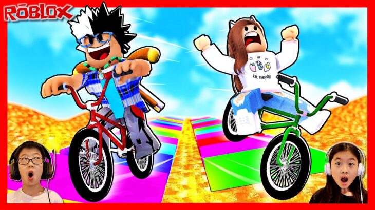 自転車に乗って進むオービーが面白かった🚴🏻‍♀️ ROBLOX Obby But You’re on a Bike