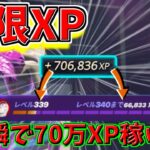 【 最新 無限XP 】最速で大量のXPを稼ぐ方法教えます。最強神マップ【 フォートナイト無限XP 】