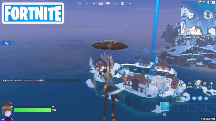 バスからウィンターバーグに着地して、トップ20のプレイヤーに入る【フォートナイト Fortnite】