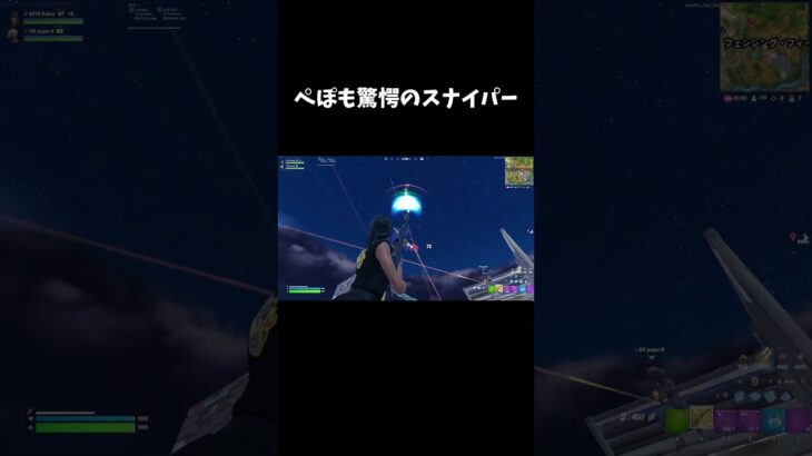 ぺぽも驚愕のスナイパー【フォートナイト/FORTNITE】