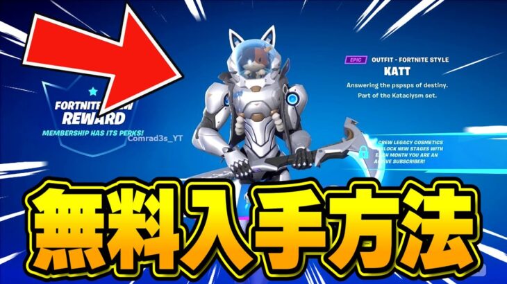 【フォートナイト】キットの妹のカットがきた！限定スキンの無料入手方法！