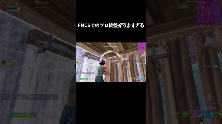 FNCSでのソロ終盤がうますぎる【フォートナイト/FORTNITE】