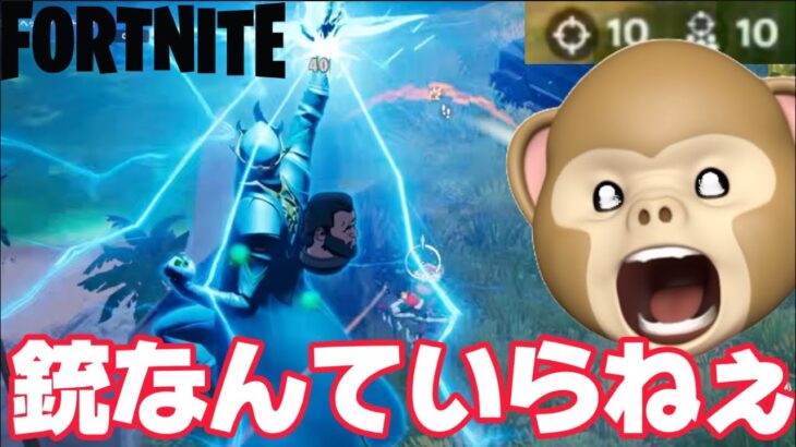 銃なし縛りでFortniteしたら10キルとれたwwwww