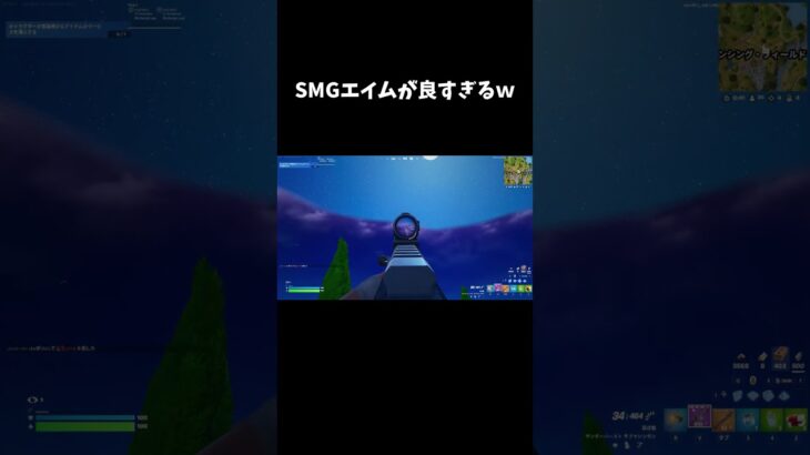 SMGエイムが良すぎるｗ【フォートナイト/FORTNITE】