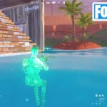 オアシス プールで体力を回復するかシールドを得る【フォートナイト Fortnite ウィーク2】