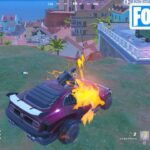 乗り物に乗ってニトロスプラッシュを使用する【フォートナイト Fortnite C5S3W5】