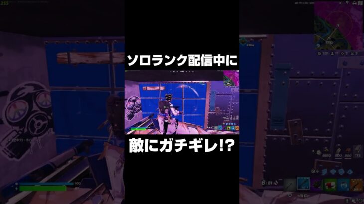 ソロランク配信中に敵にガチギレ！？#shorts 【フォートナイト/Fortnite】