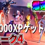 【攻略】「ウィーク4」クエストをクリアして大量XPをゲットしよう！【フォートナイト】【レベル上げ】9/10