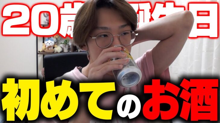 【初飲酒】20歳になったので人生初お酒飲んでみた結果…【フォートナイト/FORTNITE】