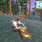 チェンソーのラッシュ攻撃で一定距離を移動する【フォートナイト Fortnite ナイトメア5】