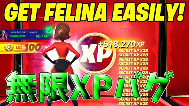 【最速レベル上げ無限XP】無料スキンを最速で入手したい人必見！簡単に50レベアップ！【フォートナイト】