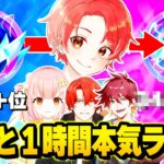 【爆速】プロゲーマーたちとリロードのアンリアルランク『１時間回したら』順位がどれくらい上がるか？ｗｗｗ【フォートナイト】