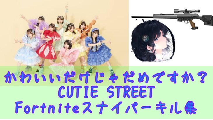 【かわいいだけじゃだめですか？/CUTIE STREET】Fortniteスナイパーキル集New16